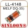 LL4148 MELF DO35 75V 0.15A